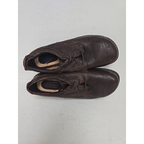 Carolina Men's Low-Cut Aluminum Toe Oxford Work Shoes CA5560 Brown Size 9D - Picture 7 of 10